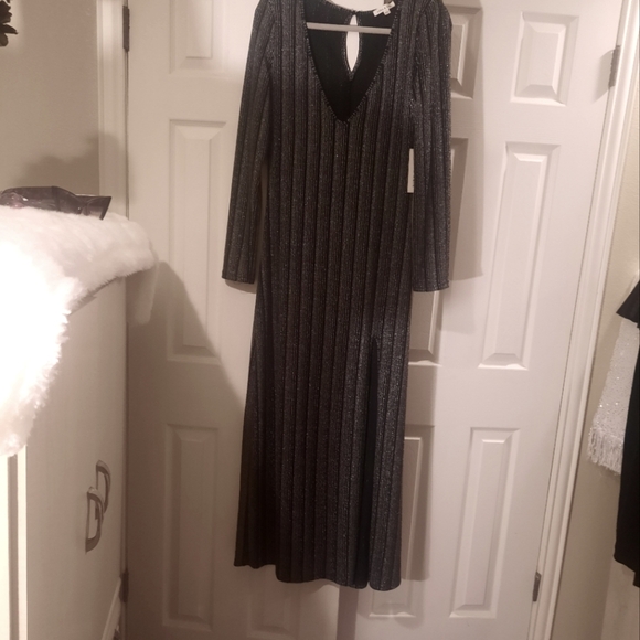 Black and Silver Dress - Picture 1 of 5